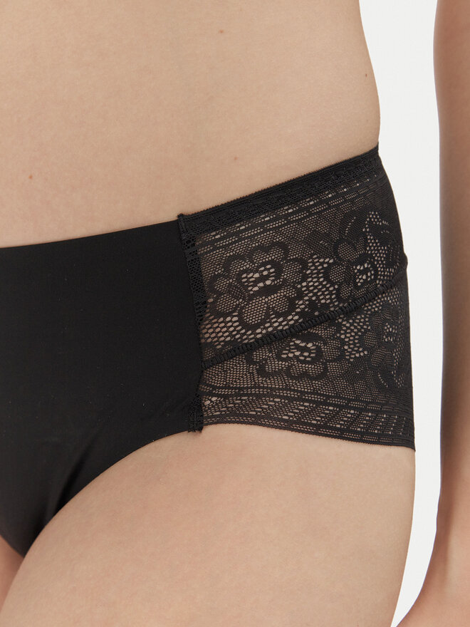 YSABEL MORA YSABEL MORA Klassischer Damenslip mit hoher Taille 19671 Schwarz