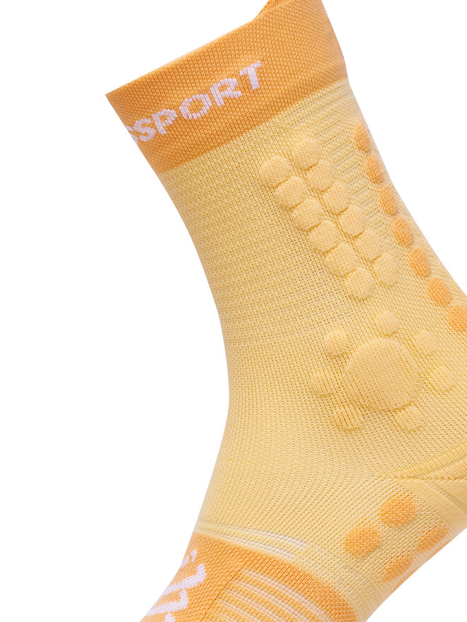 Compressport Skarpety wysokie unisex Compressport Pro Racing Socks v4.0 Trail XU00048B Żółty