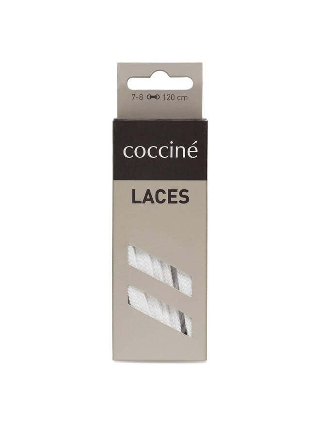 Coccine Cipőfűző Coccine SZNUROWADŁA 120 cm P7 BAWEŁNIANE v.AZ Fehér