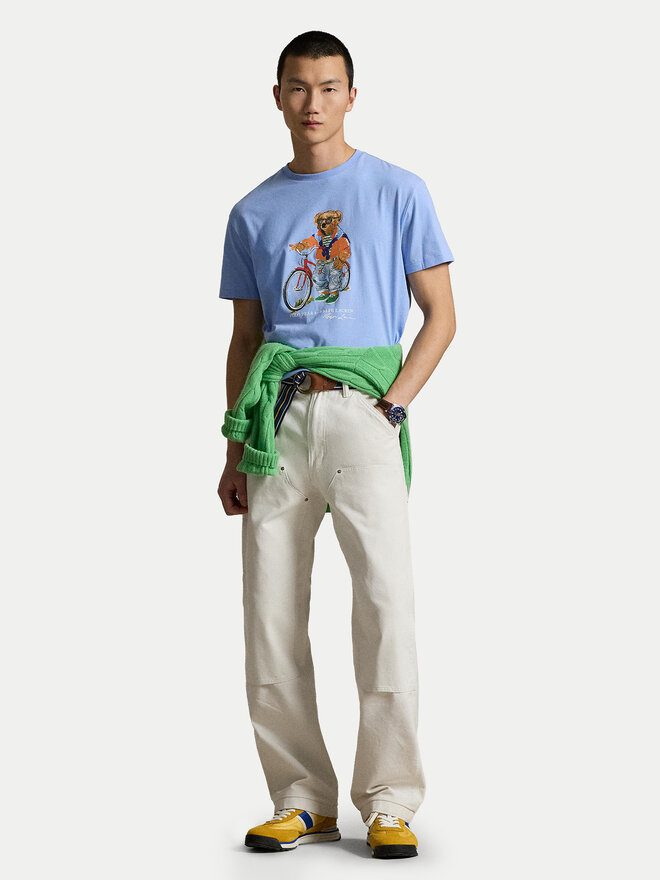 Polo Ralph Lauren Polo Ralph Lauren T-Shirt 710B16612001 Blau Slim Fit