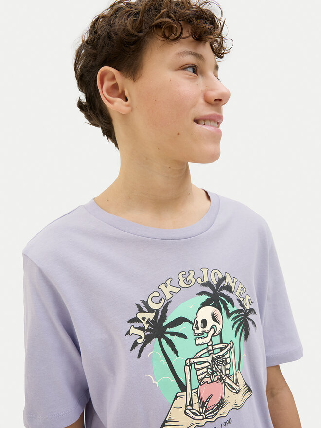 Jack&Jones Junior Jack&Jones Junior Majica Elijah 12269825 Vijolična Regular Fit
