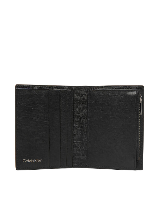Calvin Klein Geldbörse Calvin Klein Emblem Hw N/S Billfold W/ Coin LV04D1281G Schwarz