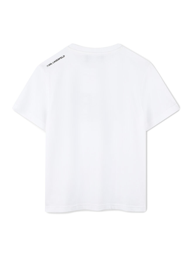Karl Lagerfeld Kids Karl Lagerfeld Kids Camiseta Z30435 D Blanco Regular Fit