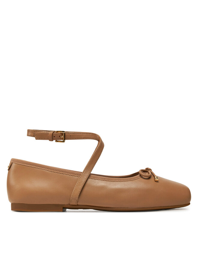 Ballerines Michael Kors Collette Leather Ballet Flat 40T4CTFP1L Marron chaussures
