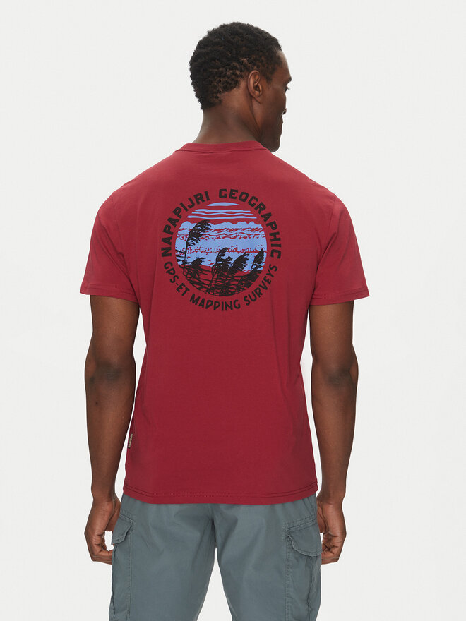 Napapijri Napapijri T-shirt S-Vignoni NP0A4ILX Crvena Regular Fit