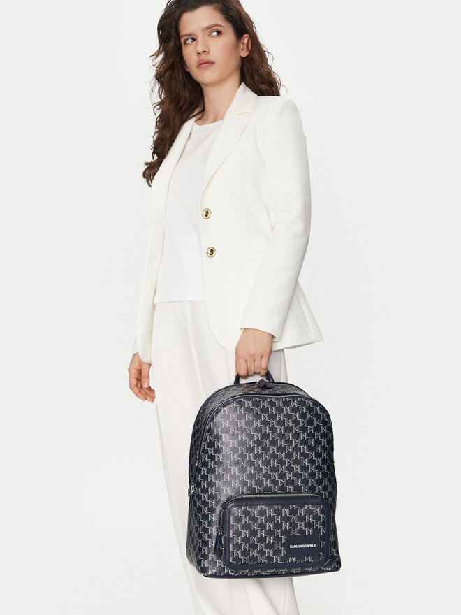KARL LAGERFELD Plecak KARL LAGERFELD A1W30188 Granatowy