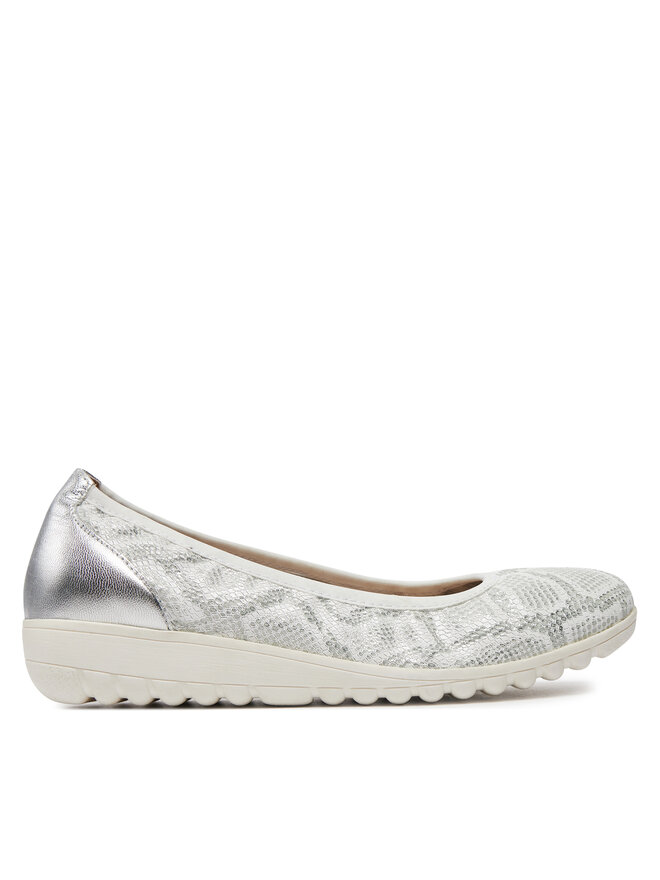 Caprice Balerinke Caprice 9-22161-42 Srebrna