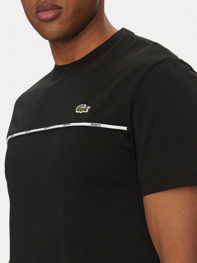 Lacoste Lacoste T-Shirt TH9842 Μαύρο Regular Fit