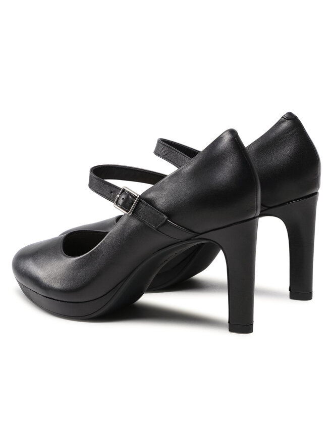 Clarks Туфлі Clarks Ambyr Shine 261577844 Чорний