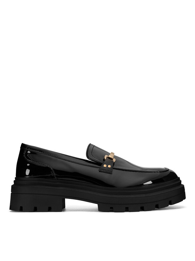 DeeZee Loafersy DeeZee 58682-9 Czarny