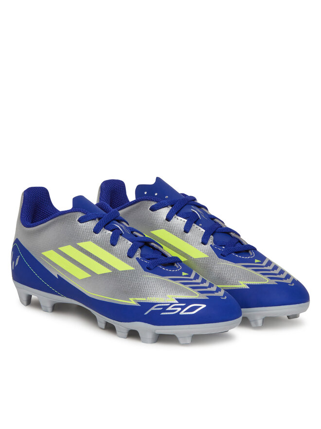 adidas Futbalové topánky adidas F50 Club Messi Firm/Multi-Ground IH0926 Sivá