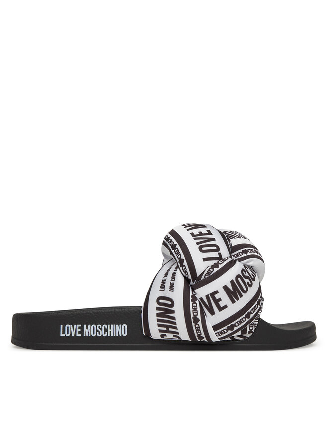 LOVE MOSCHINO Klapki LOVE MOSCHINO JA28312G0MIW310A Biały