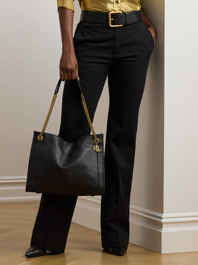 LAUREN RALPH LAUREN Ročna torba LAUREN RALPH LAUREN 431969352002 Črna
