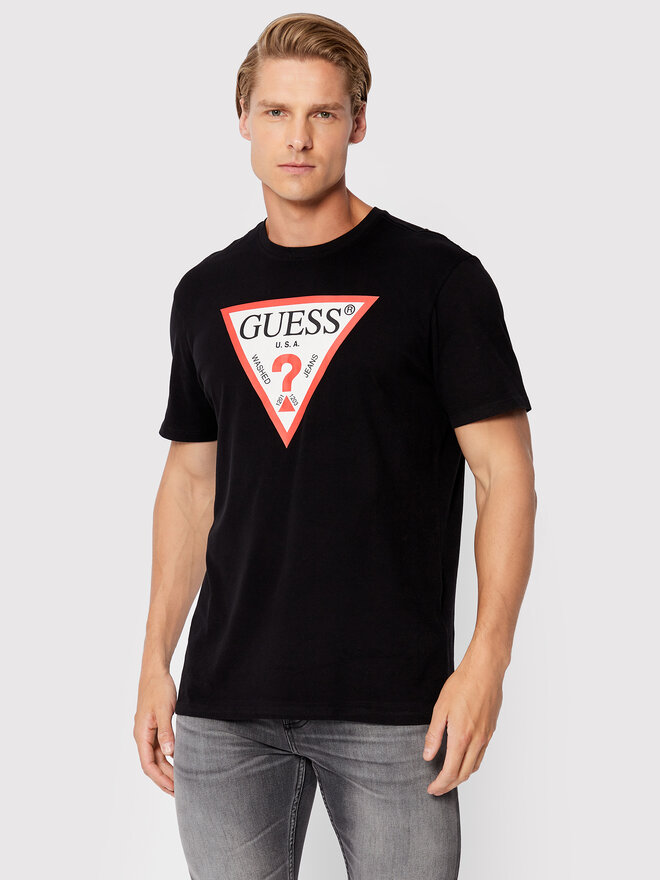 Guess Guess T-Shirt M2GI68 KBA60 Μαύρο Regular Fit