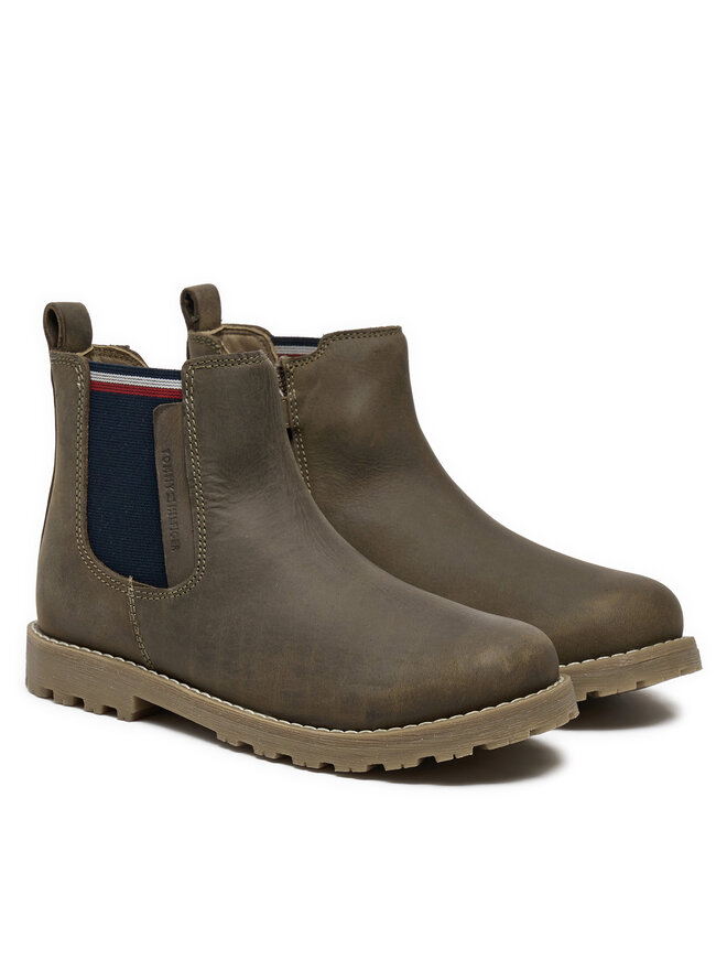 Tommy Hilfiger Schnürschuhe Tommy Hilfiger T1X5-33700-0124 S Grün