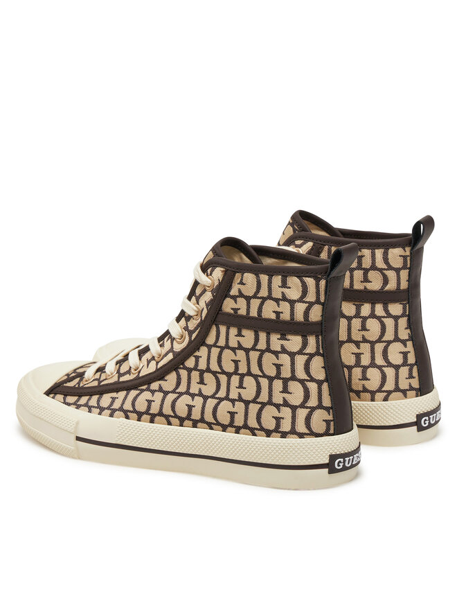 Guess Sneakersy Guess FLPCOL FAL12 Brązowy