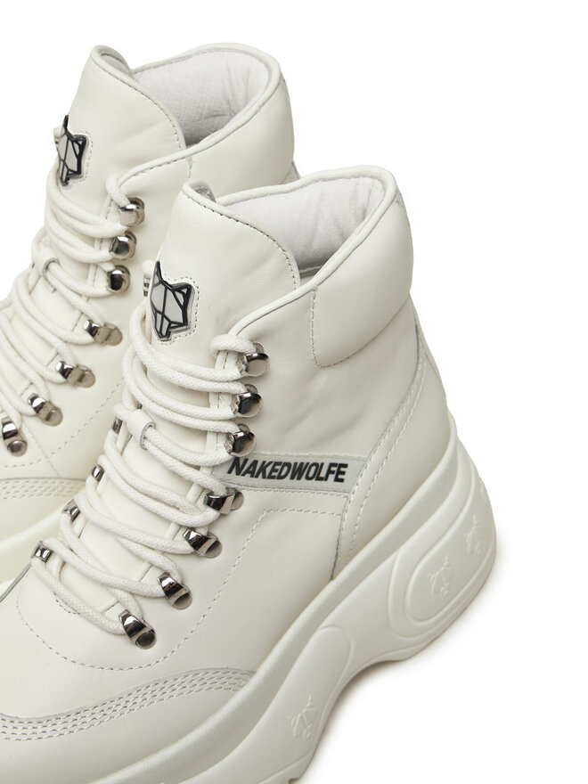 Naked Wolfe Stivaletti Naked Wolfe Spike Bianco