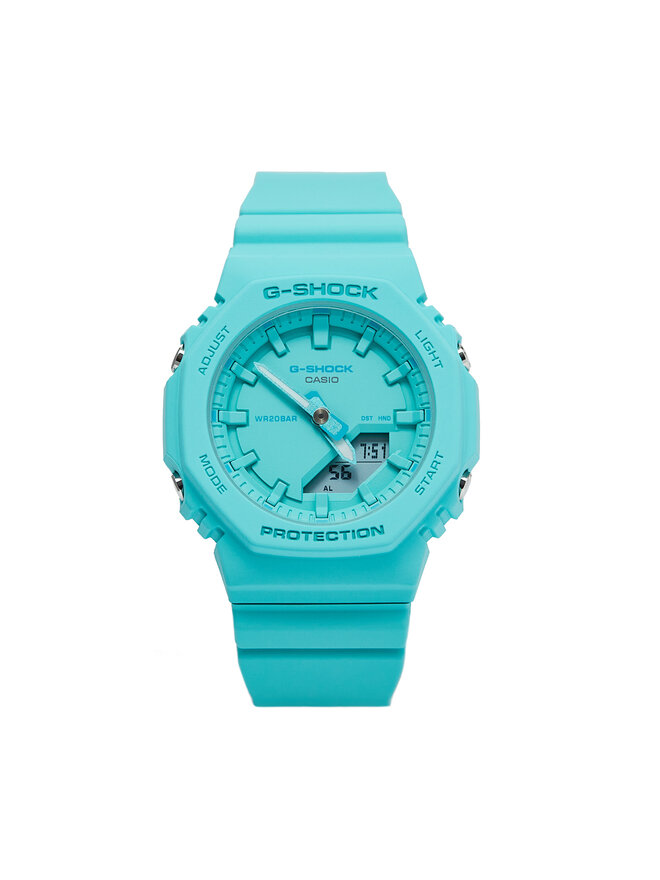 Uhr G Shock Time On Tone GMA P2100 2AER Turkisfarben eschuhe