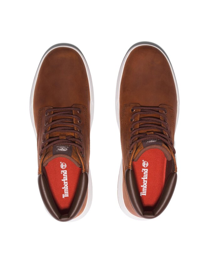 Timberland Μποτίνια Timberland Maple Grove Lthr Chk TB0A297Q3581 Καφέ