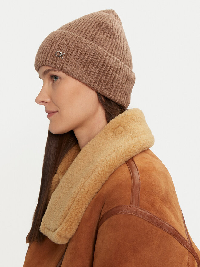 Calvin Klein Шапка Calvin Klein Chunky K60K612873 Бежов