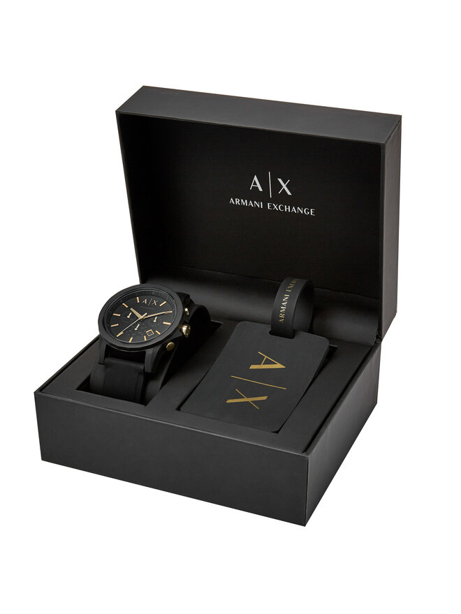Armani Exchange Zegarek Armani Exchange Outerbanks AX7105 Czarny