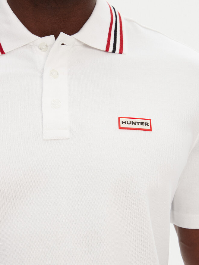 Hunter Hunter Polo Noris SS HARM0037242 Bijela Regular Fit
