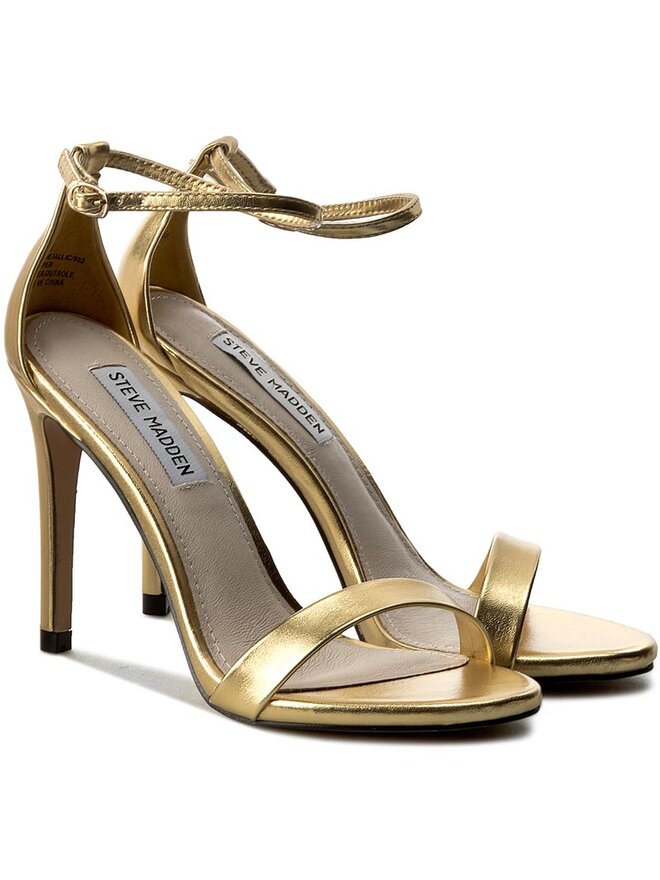 Steve Madden Sandały Steve Madden Stecy Sandal 91000080-0W0-07004-15007 Złoty