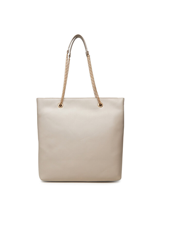 Calvin Klein Ročna torba Calvin Klein Minimal Monogram Chain Tote LV04F3204G Bež
