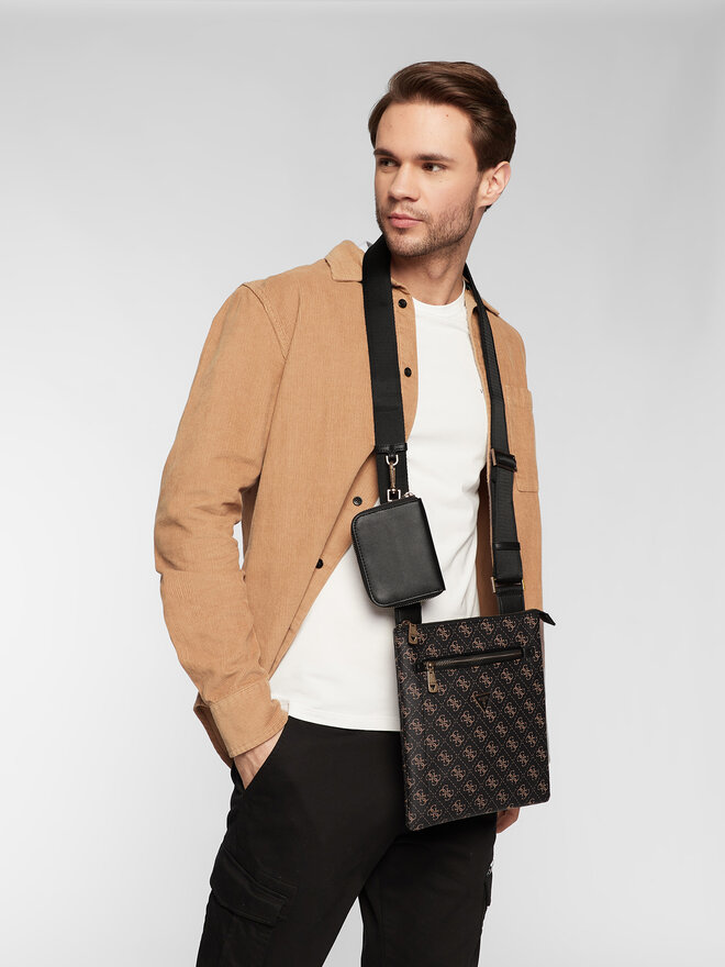 Guess Maža rankinė Guess Vezzola HMVZLA P2291 Ruda