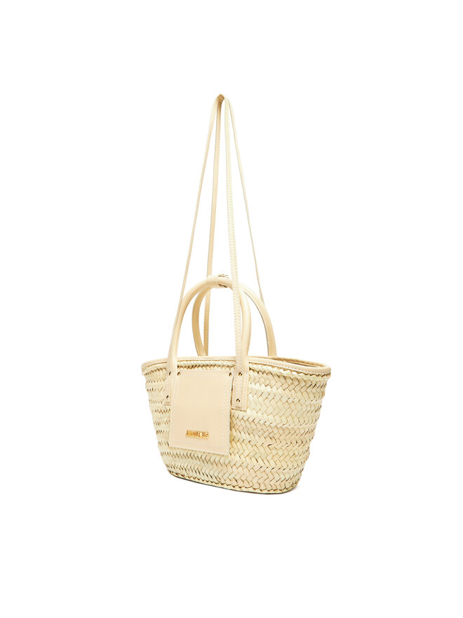 JACQUEMUS Bolso JACQUEMUS Le Petit Panier Soli 23E223BA0443060 Beis