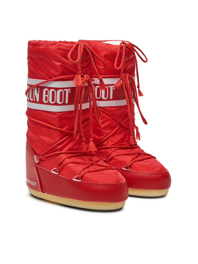 Moon Boot Śniegowce Moon Boot 80D1400440 D Czerwony