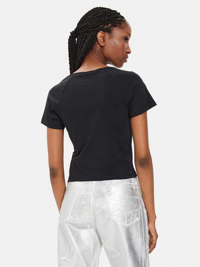 Juicy Couture Juicy Couture T-Shirt Ride A Cowgirl JCWCT23333 Schwarz Slim Fit
