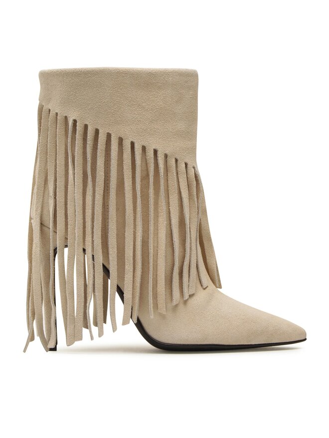 PINKO Ковбойські чоботи PINKO Olympe Tronchetto PE 23 BLKS1 100573 A0N8 Бежевий