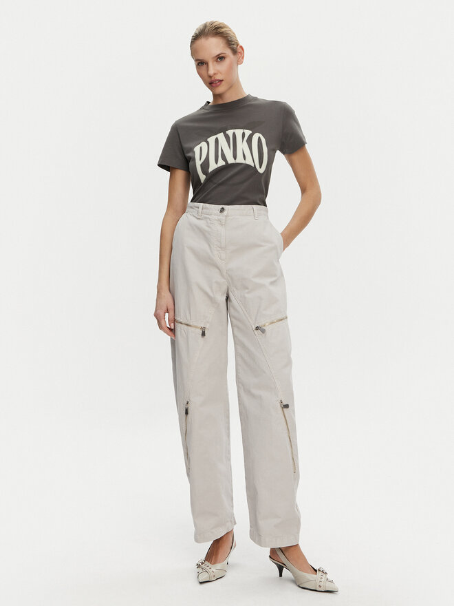 PINKO PINKO T-Shirt 101752 A2CT I63 Grau Regular Fit