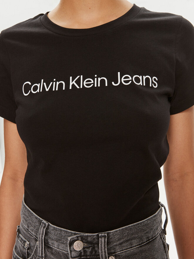 Calvin Klein Jeans Calvin Klein Jeans 2er-Set T-Shirts J20J220161 Schwarz Slim Fit
