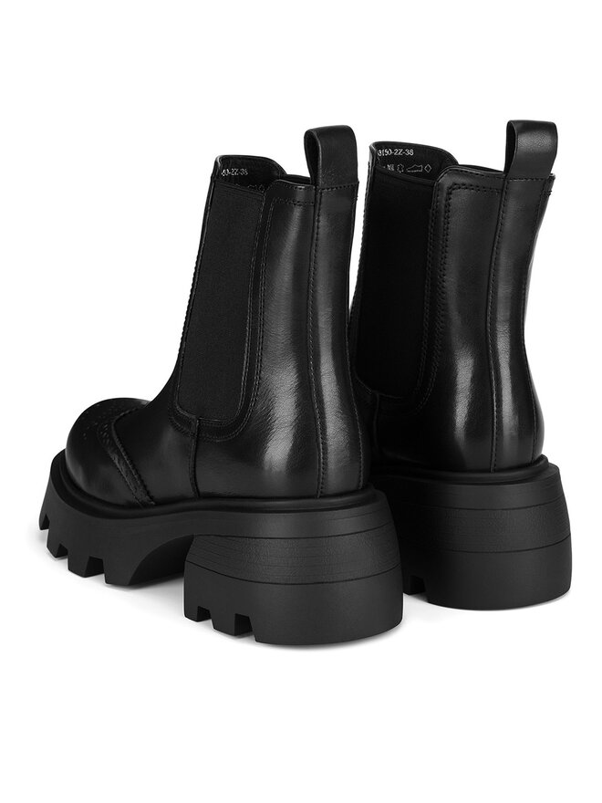Badura Kotníková obuv s elastickým prvkem Badura WFA3150-2Z Černá