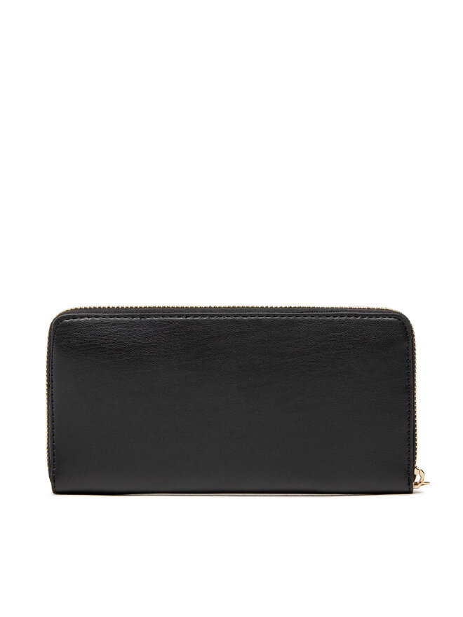 Tommy Hilfiger Didelė Moteriška Piniginė Tommy Hilfiger Iconic Tommy Large Za AW0AW12186 Juoda