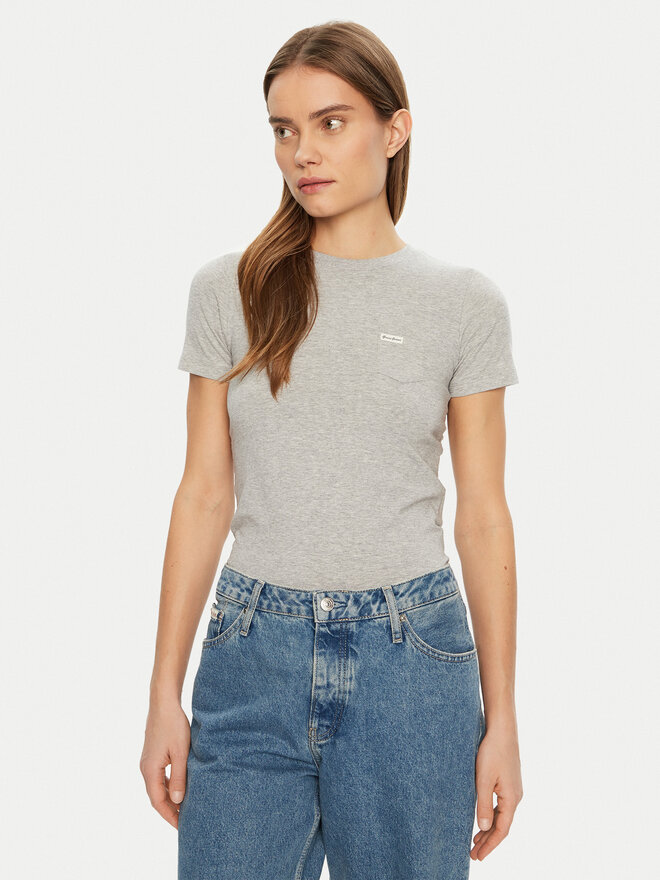 Guess Jeans Guess Jeans Футболка W5RI52 J1314 Сірий Regular Fit