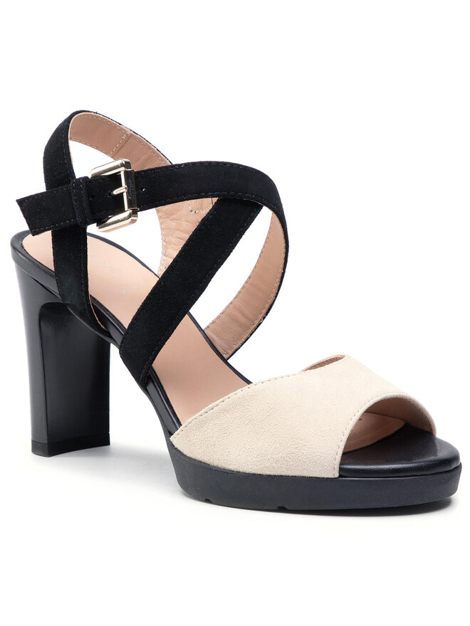 Sandalen Geox D Annya High Sandal D D02CLD 00021 C0210 Schwarz eschuhe