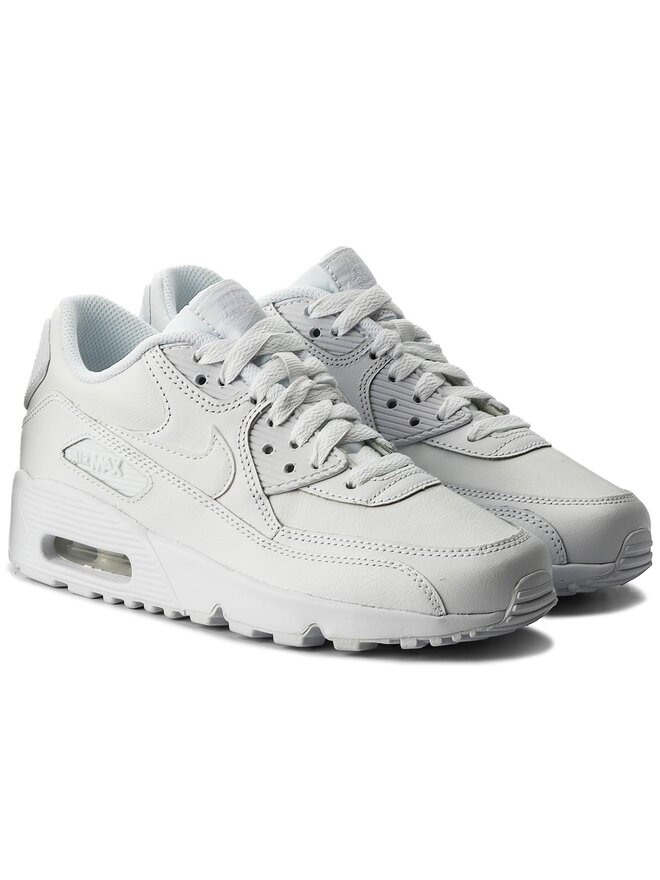 Nike Sneakersy Nike Air Max 90 Ltr (GS) 833412 100 Biela