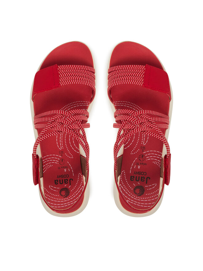 Jana Σανδάλια Jana 8-28766-42 Κόκκινο