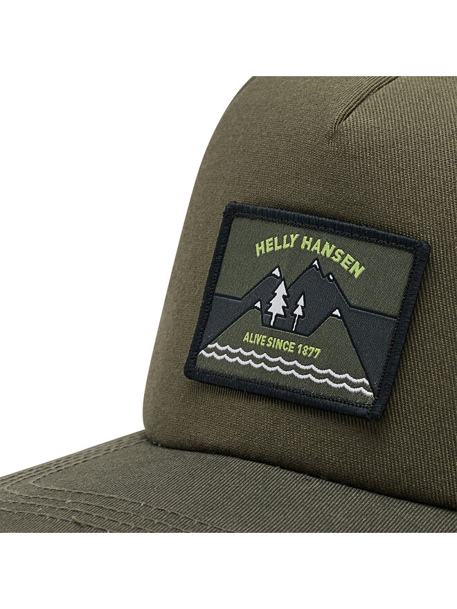 Helly Hansen Бейсболка Helly Hansen Flatbrim Trucker 67155 Зелений