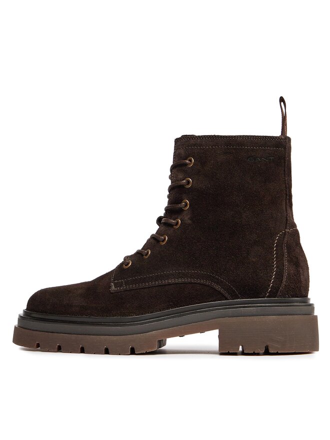 Gant Trzewiki Gant Ramzee Mid Lace 27683423 Brązowy