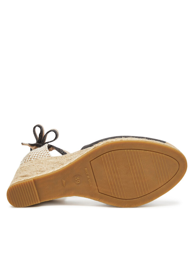 Genuins Espadrilky Genuins Zeland Canvas G105907 Černá