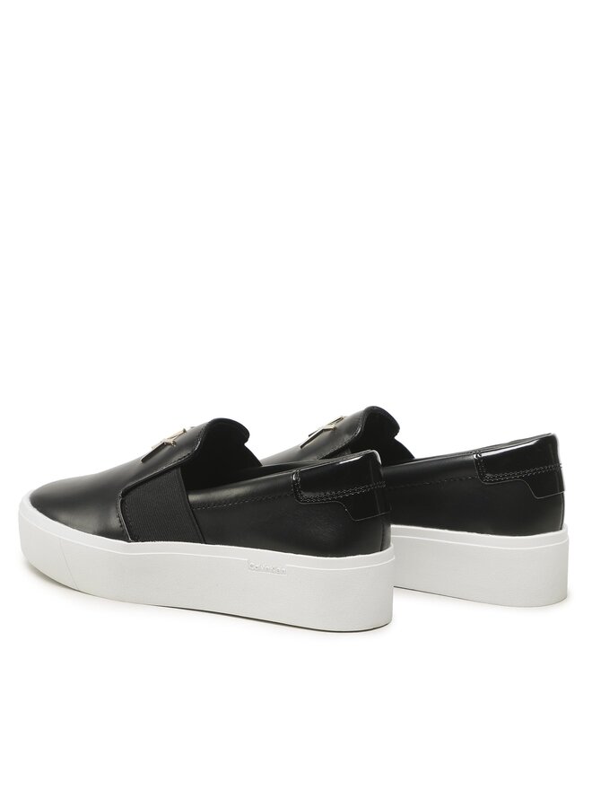 Calvin Klein Sportcipők Calvin Klein Flatform Cupsole Slip On W/Hw HW0HW01421 Fekete