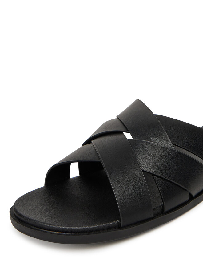 Clara Barson Pantoletten Clara Barson WS2520-03 Schwarz