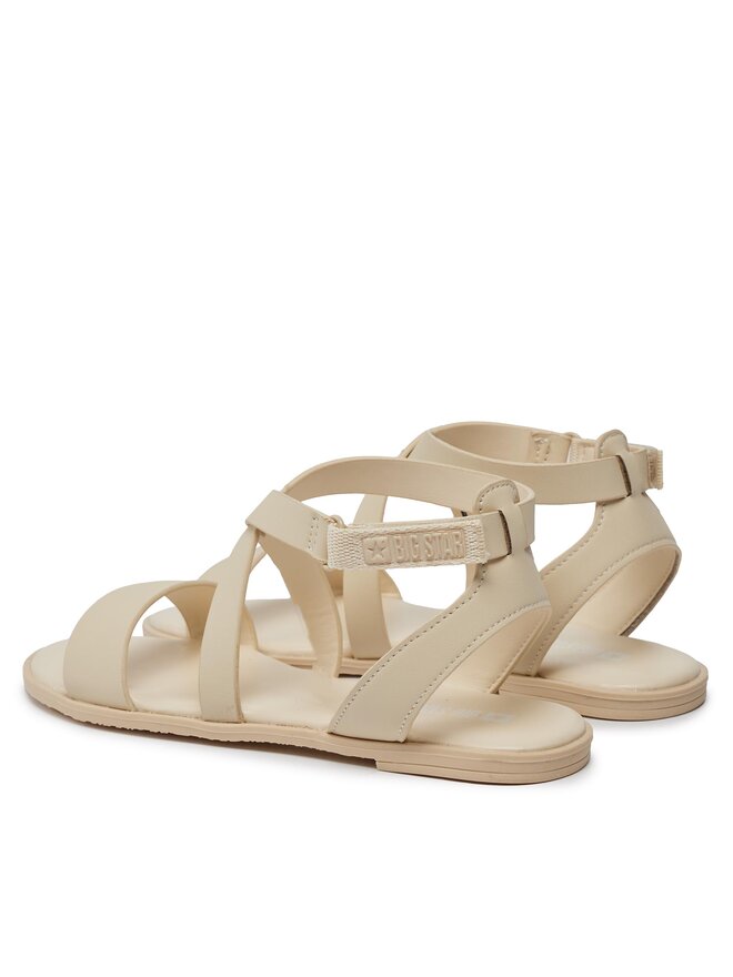 Big Star Shoes Sandały Big Star Shoes Ll274A161 Beżowy