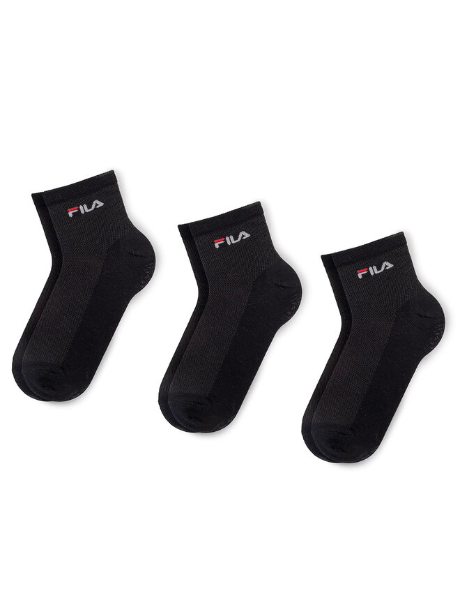 Fila Lange Socken Fila Calza Quarter F1742 Schwarz