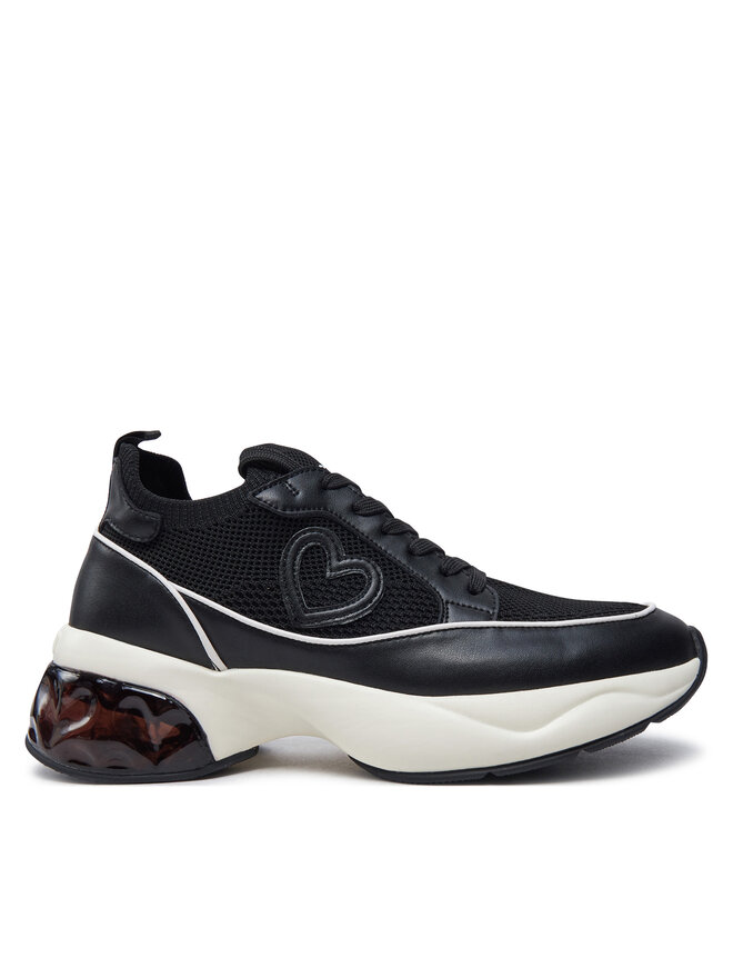 LOVE MOSCHINO Sneakersy LOVE MOSCHINO JA15416G0LIYK00A Čierna