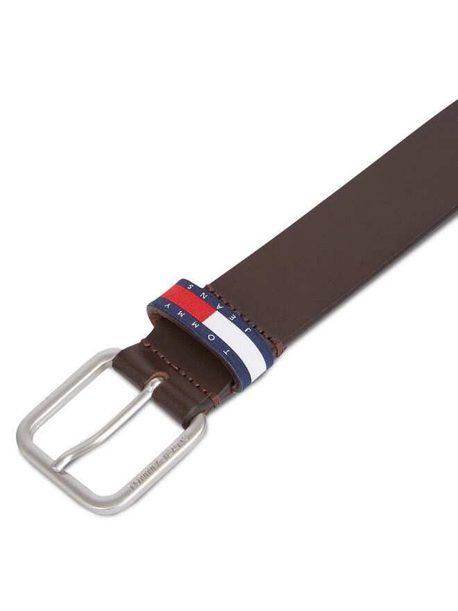 Tommy Jeans Чоловічий ремінь Tommy Jeans Tjm Ryan 3.5 AM0AM12337 Коричневий